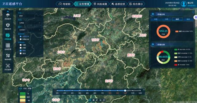 人保财险江西省分公司运用“天空地”一体化服务技术搭建自有卫星遥感服务平台